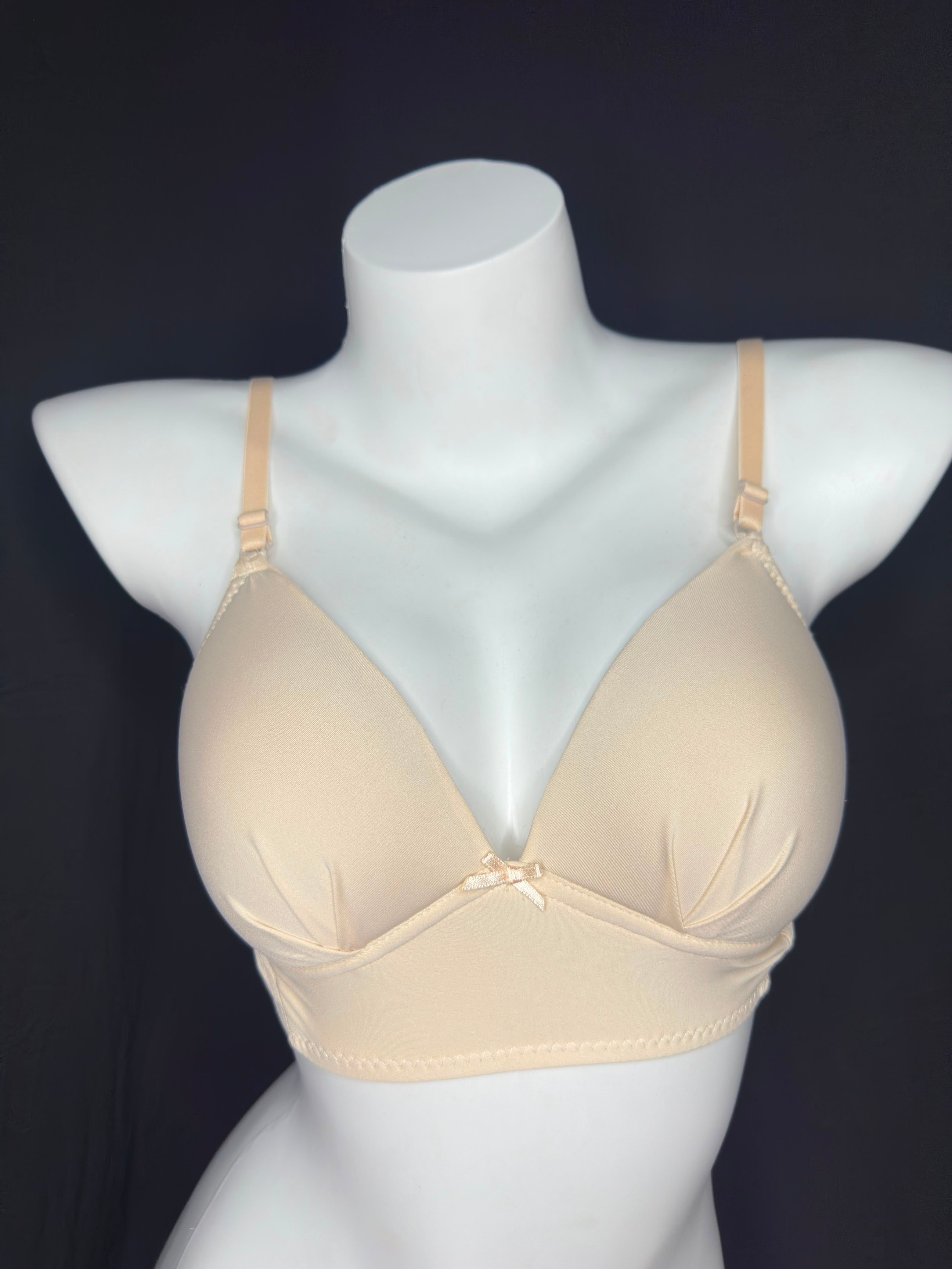 Solid foam bra