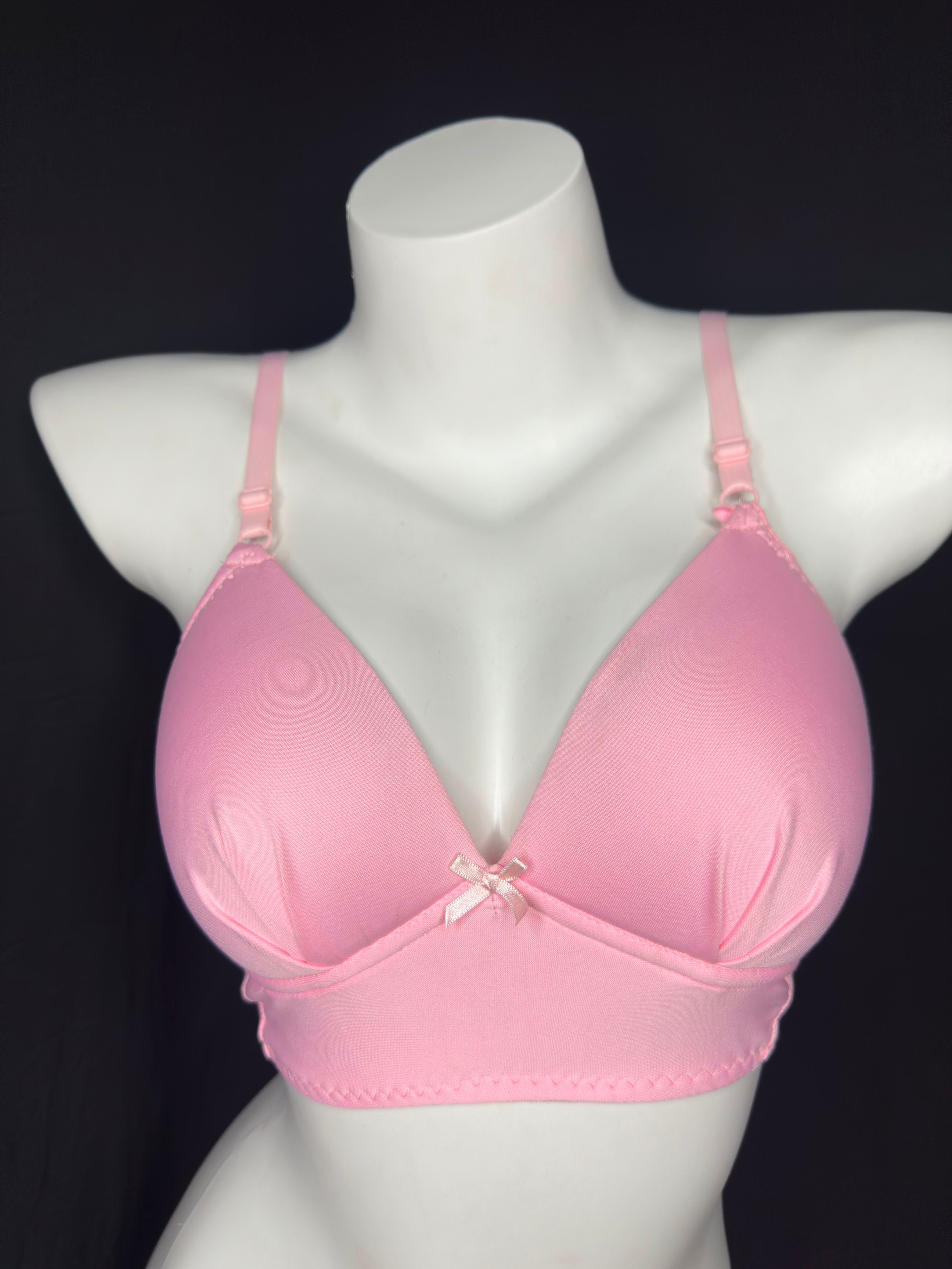 Solid foam bra