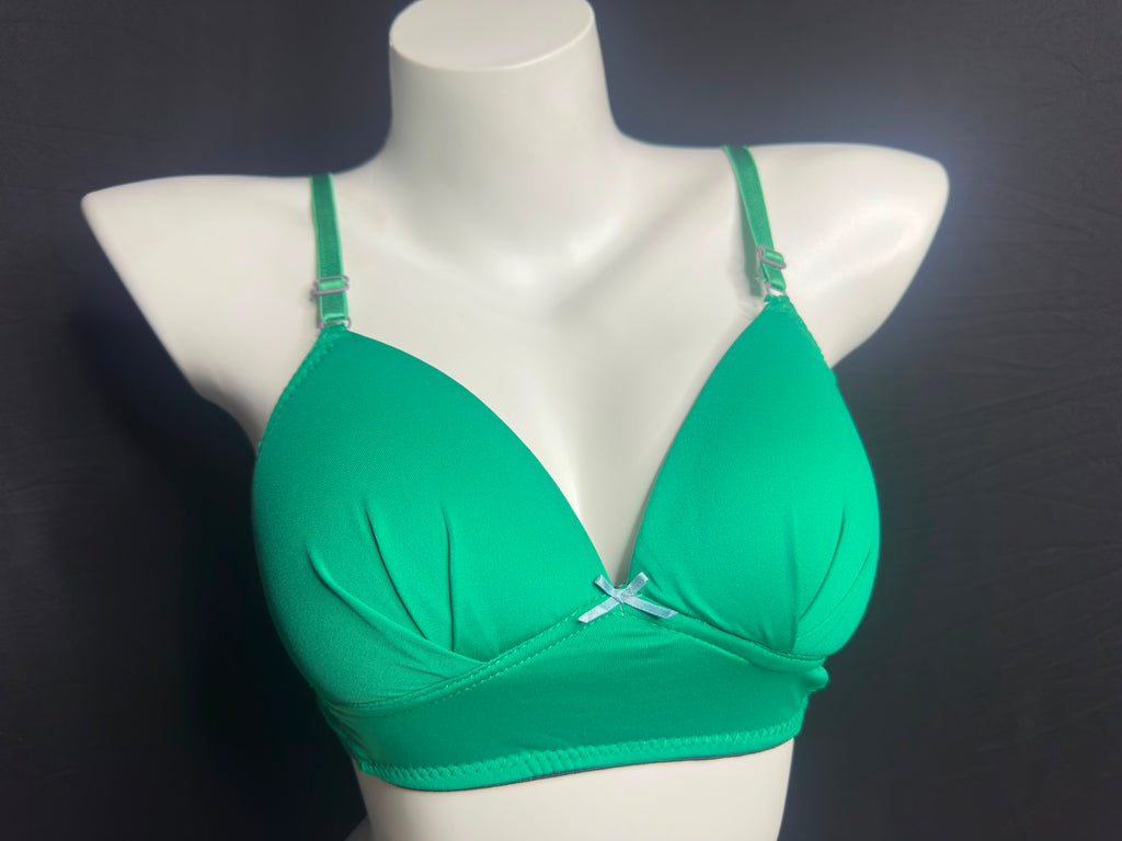 Solid foam bra