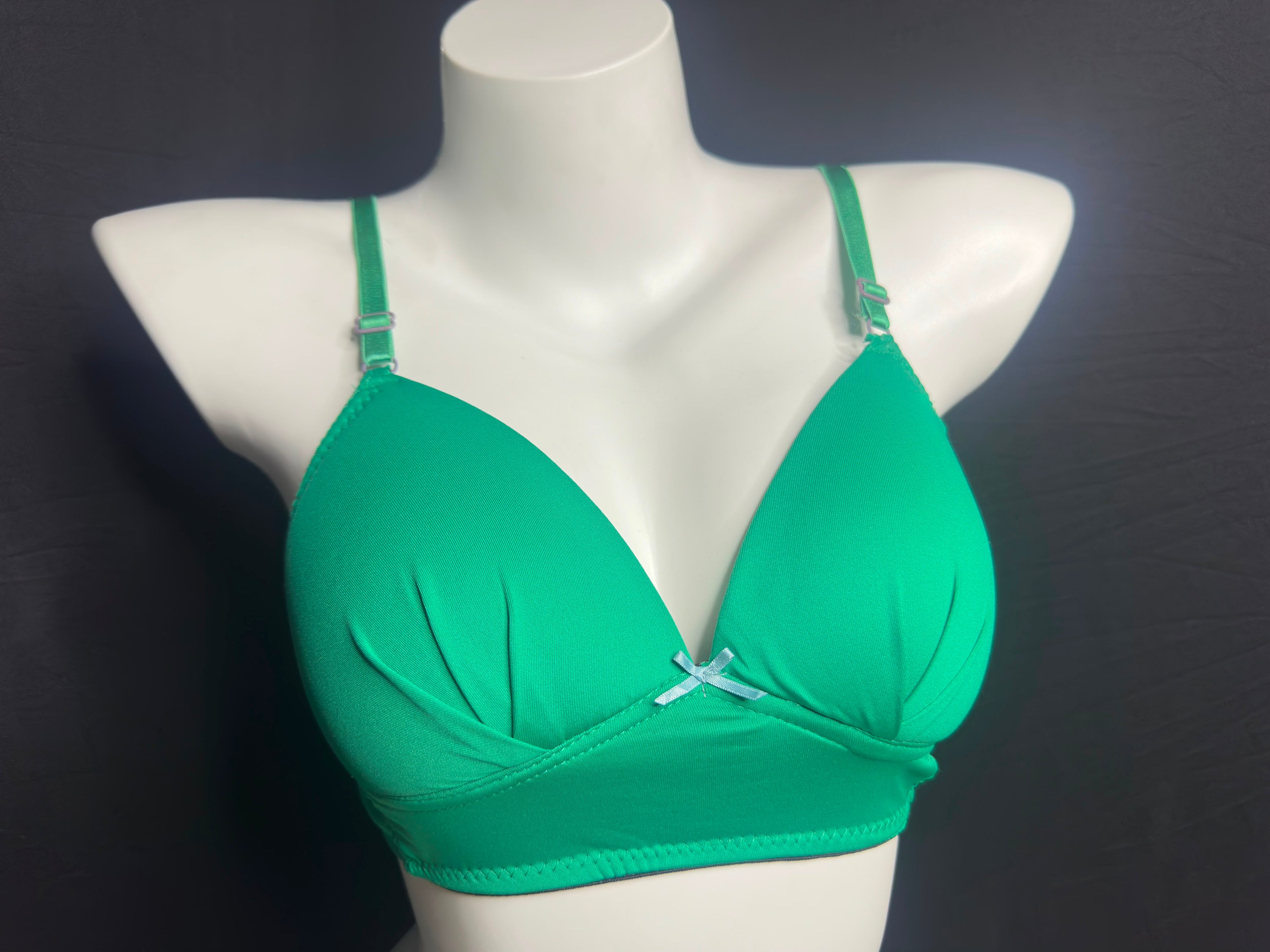 Solid foam bra