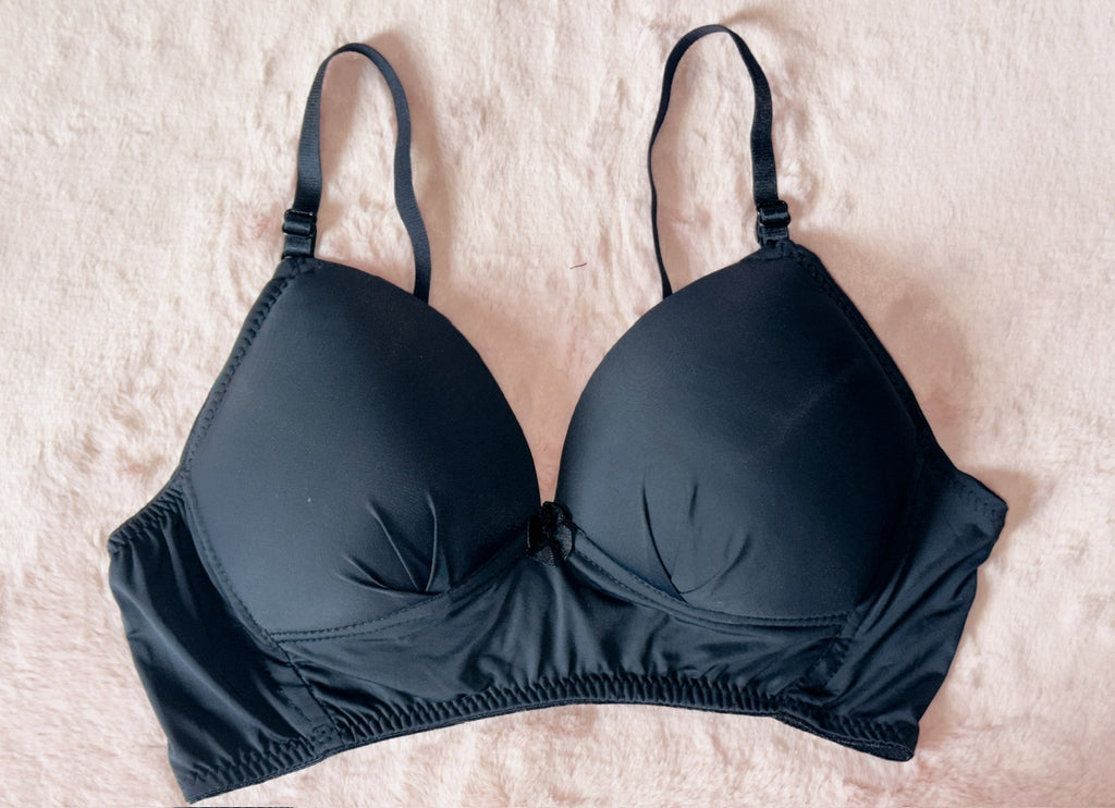 Solid foam bra
